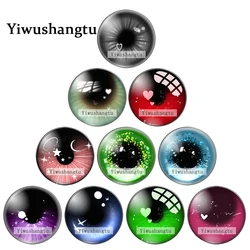 Beauty Dolls Animal Dragon Toys Ragdoll Eyeball Mixed 10pcs 8mm-40mm Round photo glass cabochon demo flat back Making findings
