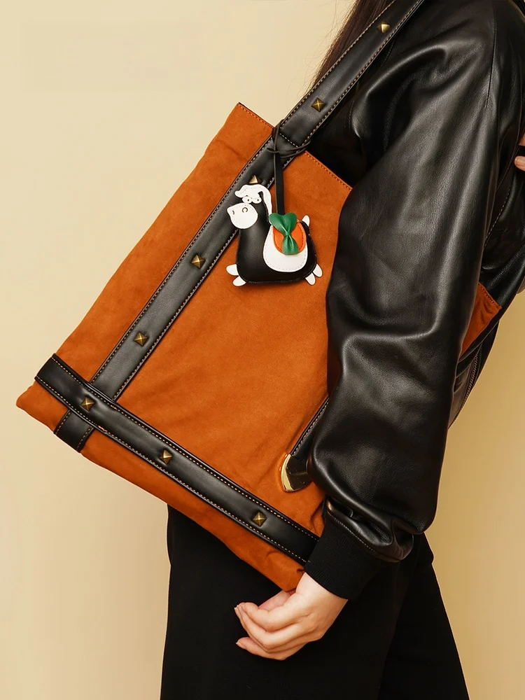 Creative Retro Chinese Style Single Shoulder Bag Fashionable Casual Birthday Gift Museum Leading  National Trend