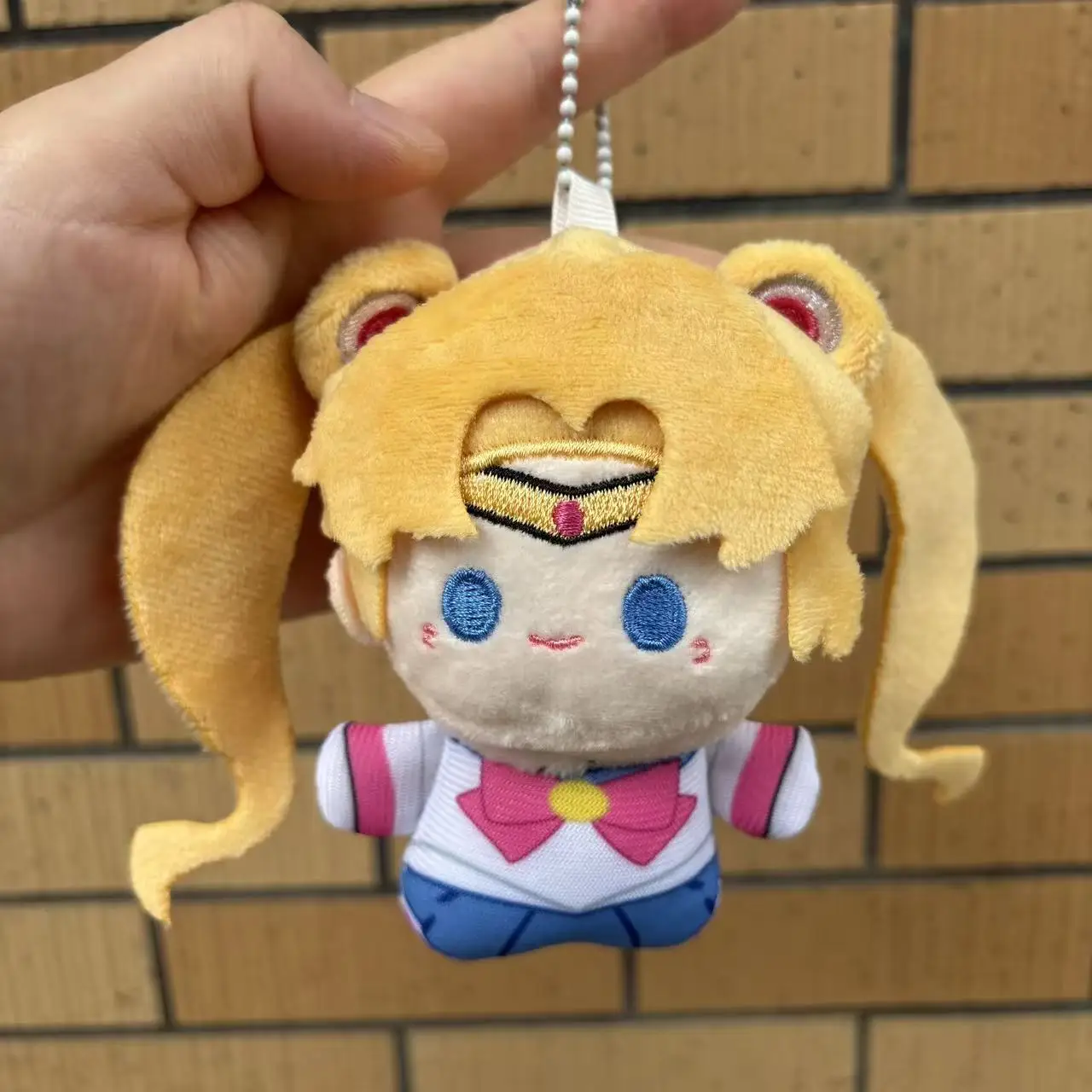 Anime Sailor Moon Tsukino Usagi 10cm 3D Printed Nunu Plush Toy Cute Doll Pendant  Girl Birthday Kawaii Christmas Gift