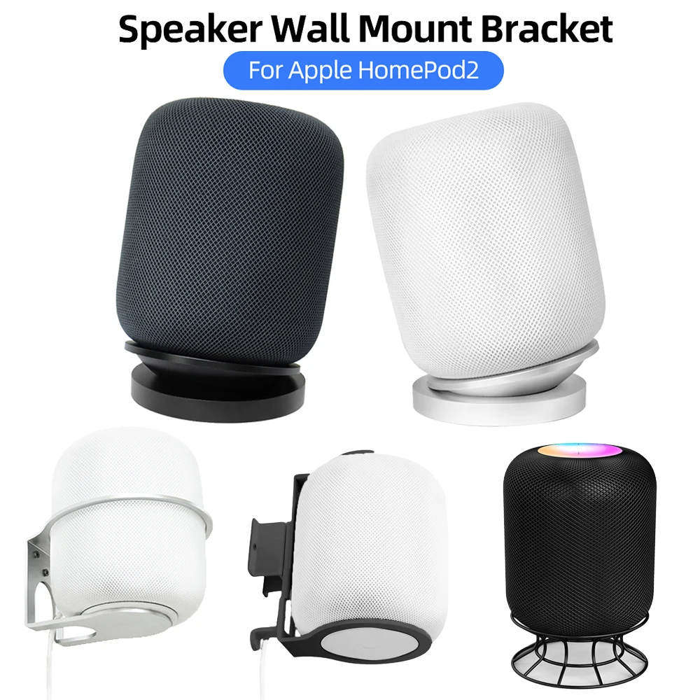 Wall Mount Bracket for Apple HomePod 2 Generation Stand Bluetooth Speaker Holder Space Saving Wall Shelf For Apple HomePod2