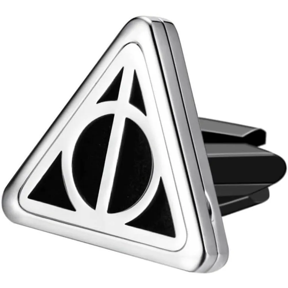 

wild essentials potter hallows essential oil car vent diffuser, stainless steel locket pendant with 8 color refill pads, customi