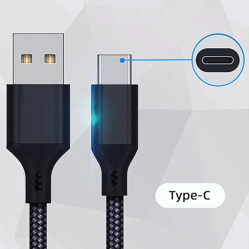 DATA FROG Durable 2 & 3 Meter Type C Charging Sync Cord Compatible With PS5 Xbox Series S X Gamepad view 3
