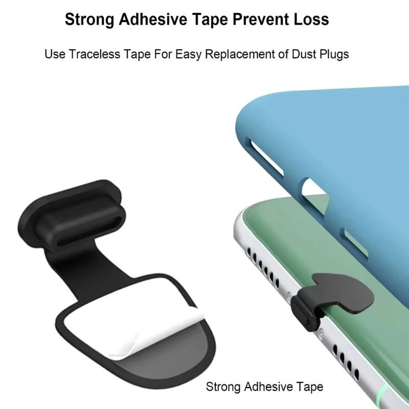 N2UB TYPE C PORT PURTPERS SILICONE CAPS PURT Protector Set для телефонов и таблеток