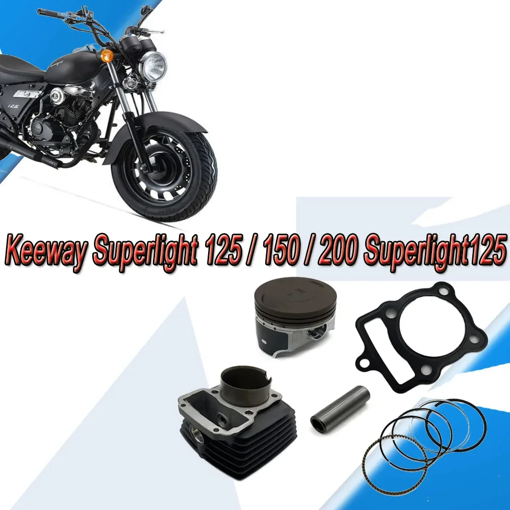 

For Keeway Superlight 125 / 150 / 200 silver motorcycle cylinder, big bore for KEEWAY SUPERLIGHT 125 / 150 / 200 New