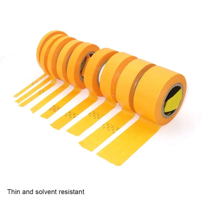 AB15-18 Rotoli Nastro per mascheratura modello di precisione Linea sottile Nastro di copertura fai-da-te per set di strumenti per hobby modello Larghezza 6/8/10/12/15/18/20/24/30 mm