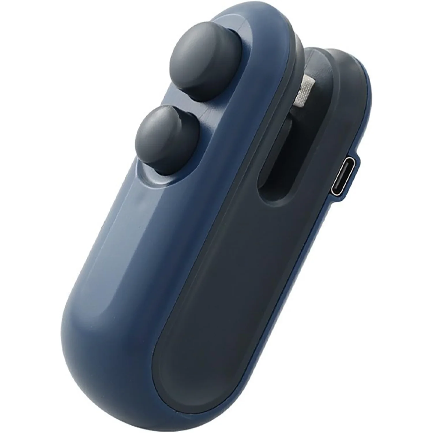 Мини-запайщик пакетов 2 в 1, новый портативный перезаряжаемый вакуумный упаковщик пищевых продуктов 2024 года, машина для запечатывания пакетов для закусок, чипсов, свежей (темно-синий)