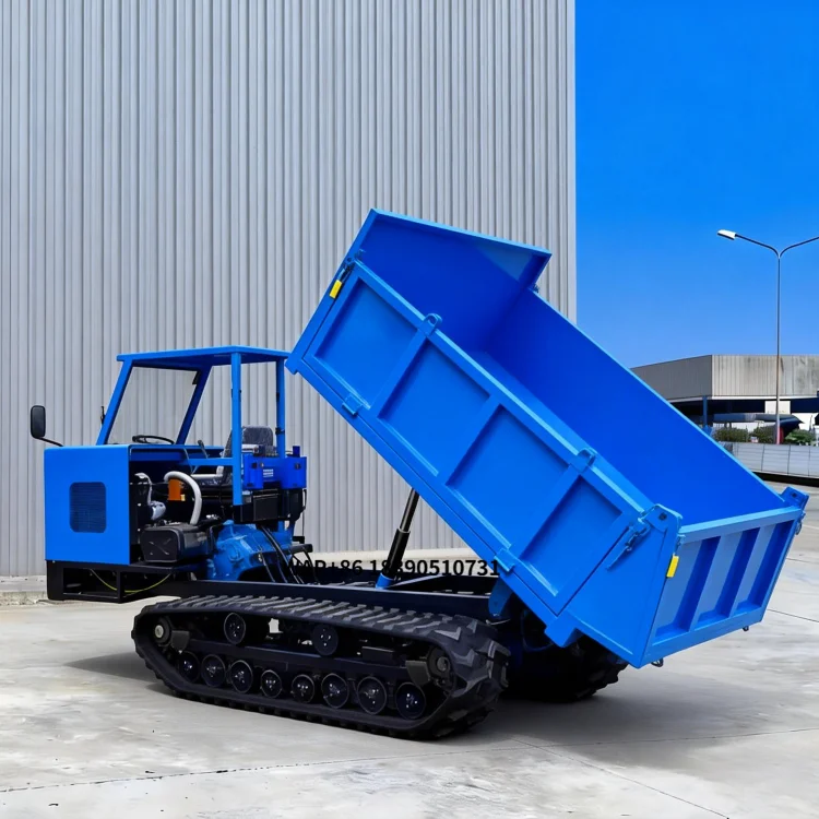 

China Manufactured CE EPA OEM Certified Tracked Dumper Truck High Climbing Capacity High Durability for Bulk Material Transfer