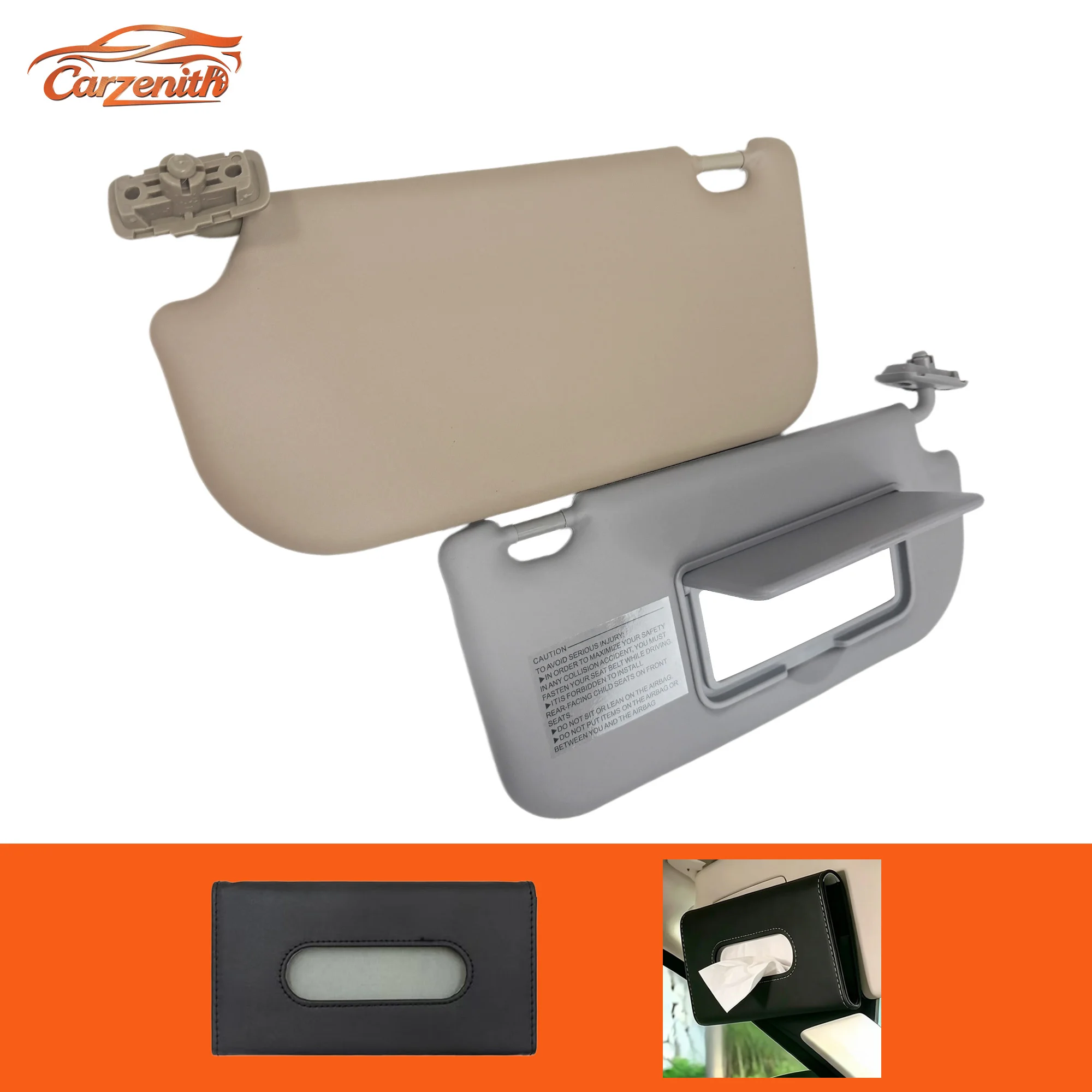 Sun Visor For Kia Sportage Gen 2 KM/JE 2005 2006 2007 2008 2009 2010 2011 Left Right Side Sunvisor Gray Beige