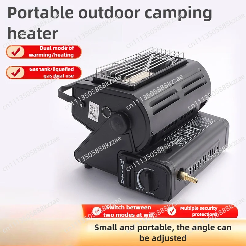 Multifunctional Heating Dual-purpose Cassette Furnace Practical Small Portable Cassette Furnace Outdoor Portable Heating Furnace