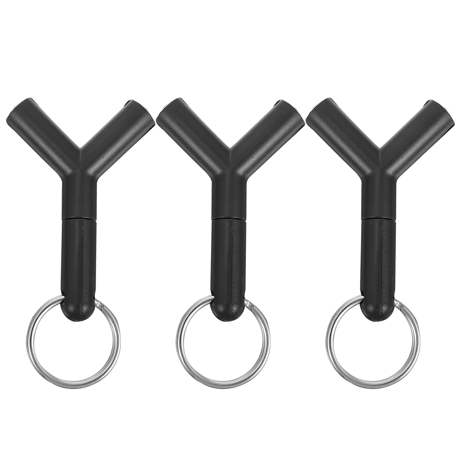 

3Pcs Mini Audio Adapter Y Shape Headphone Splitter 3.5mm Lightweight Portable Music Sharing