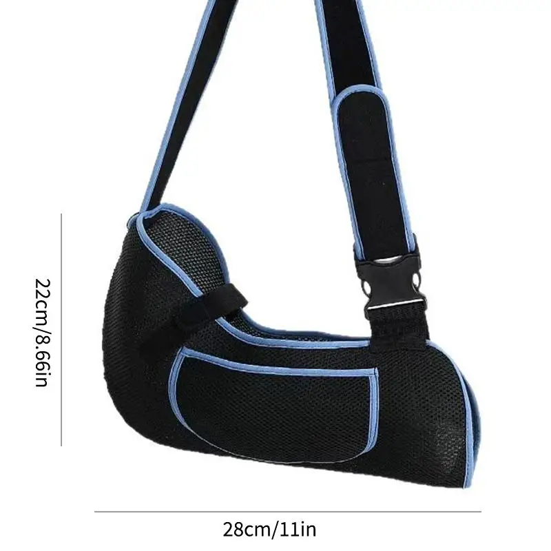 Arm Sling for Broken Arm Adjustable Shoulder Strap Breathable Support for Pediatric Adult Injury Recovery Daily Use