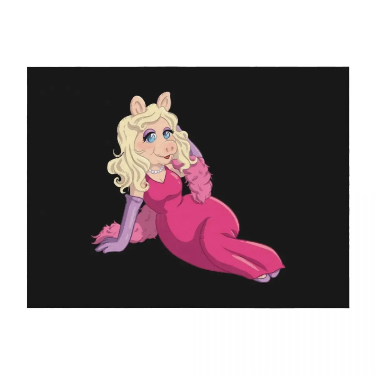 

Miss Piggy Copy Throw Blanket Decorative Sofas Warm Blankets Sofas Of Decoration Stuffeds Blankets