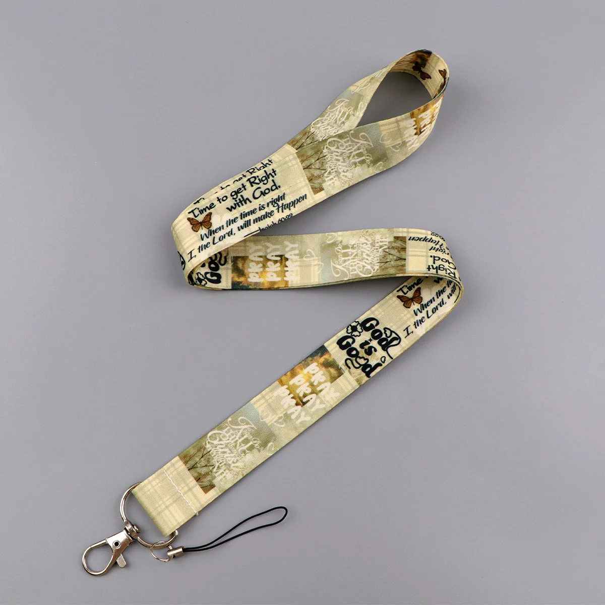 

GOD IS GOOD Ремешки с принтом для ключей Ремешок на шею для карточного значка Телефонные ремни Брелок для ключей DIY Подвесная веревка Аксессуары для телефонов