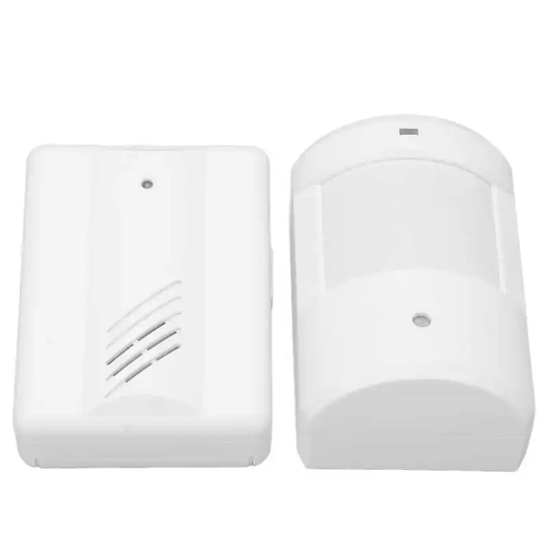 Wireless Driveway Alarm Infrared Transmitter Doorbell Receiver Motion Sensor Weatherproof for Home Security System new