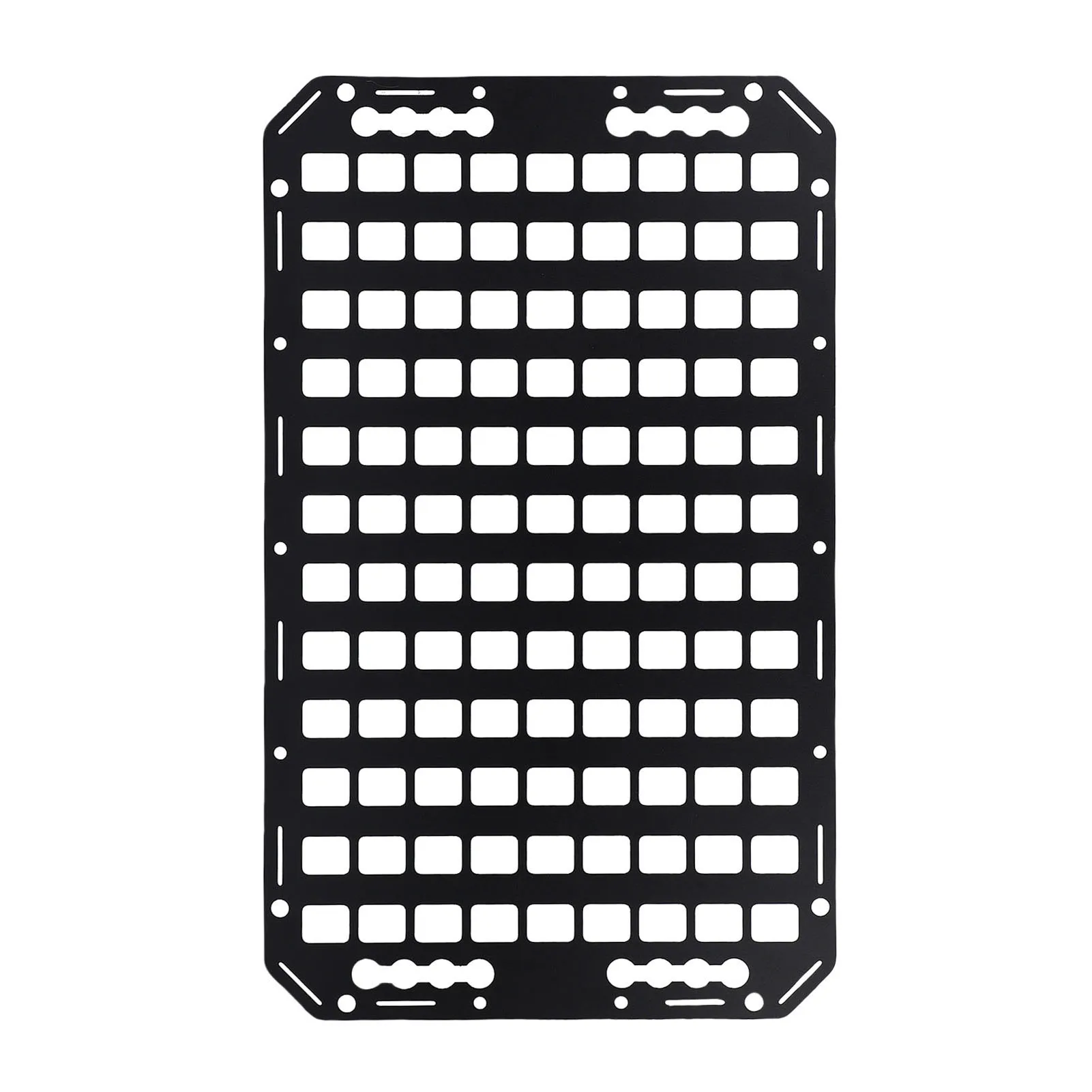 3 Sizes Truck Bed Molle Panel Rack Alloy L Track Storage Organizer Cargo Storage Molle Panel for Cars SUVs Pickup Van RVs