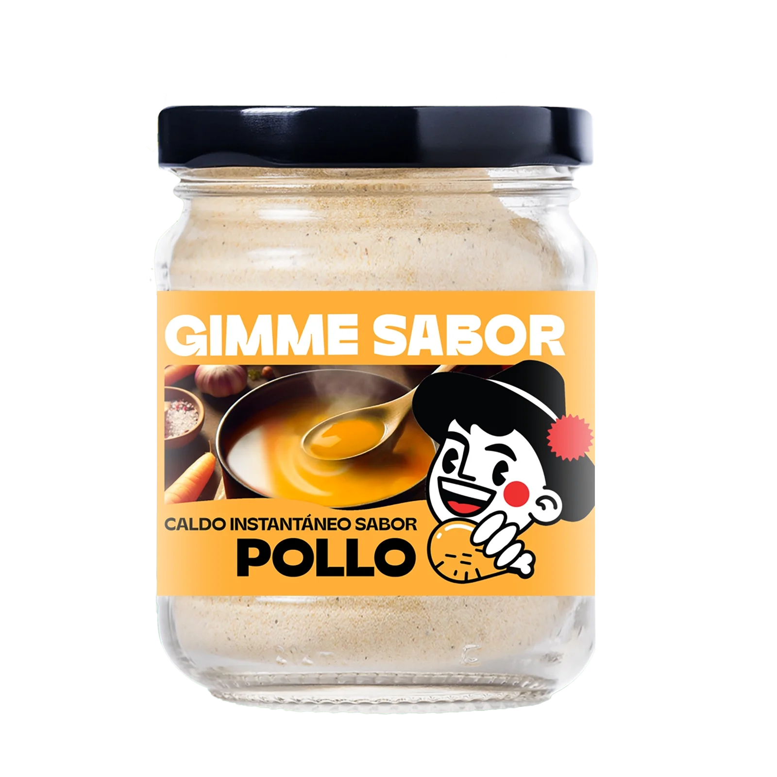Gimme Sabor Preparado Caldo de Pollo, sin alérgenos, sin glutamato, sin conservantes