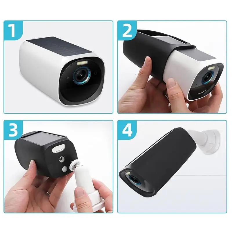 [NEW!CCDD】 Protective Silicone Case Protective Silicone Cover For Eufy Security S330