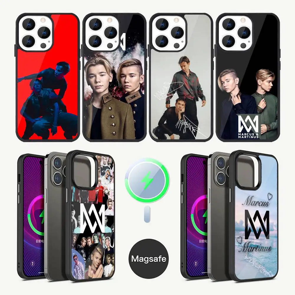 

M-Marcus and M-Martinus Phone Case For iPhone 17,16,15,14,13,12,11,Plus,Pro,Max Mini Magsafe Magnetic Wireless Charging