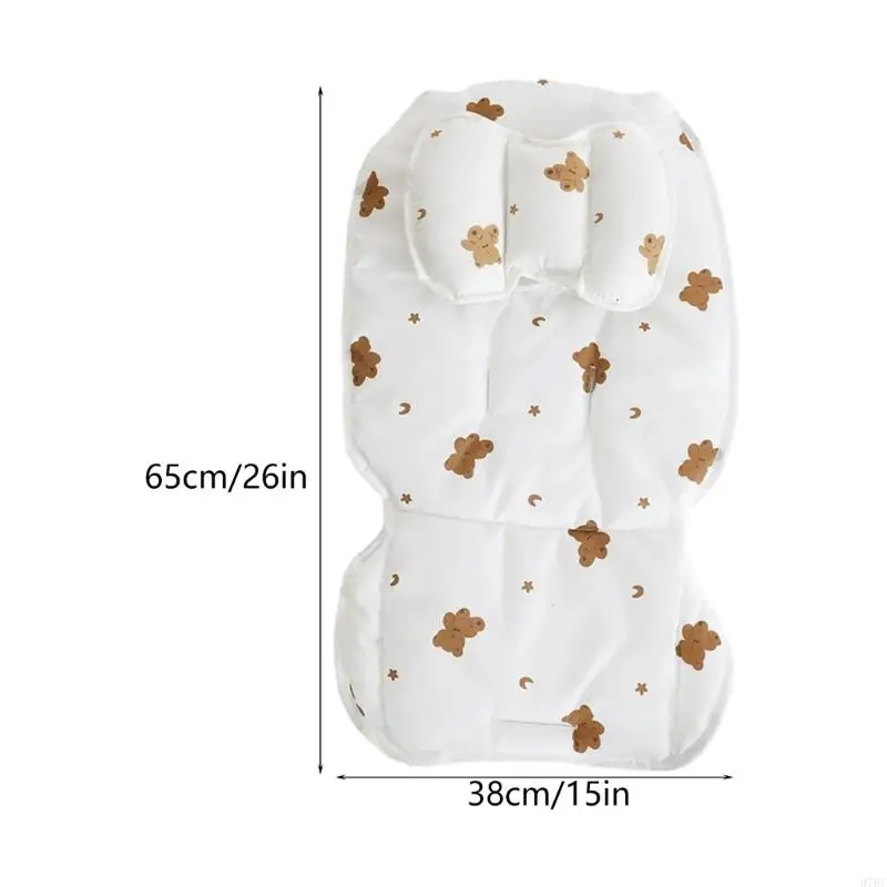 97BC Four Season Infant Strollers Cushion Pad Shock Absorption Ergonomic