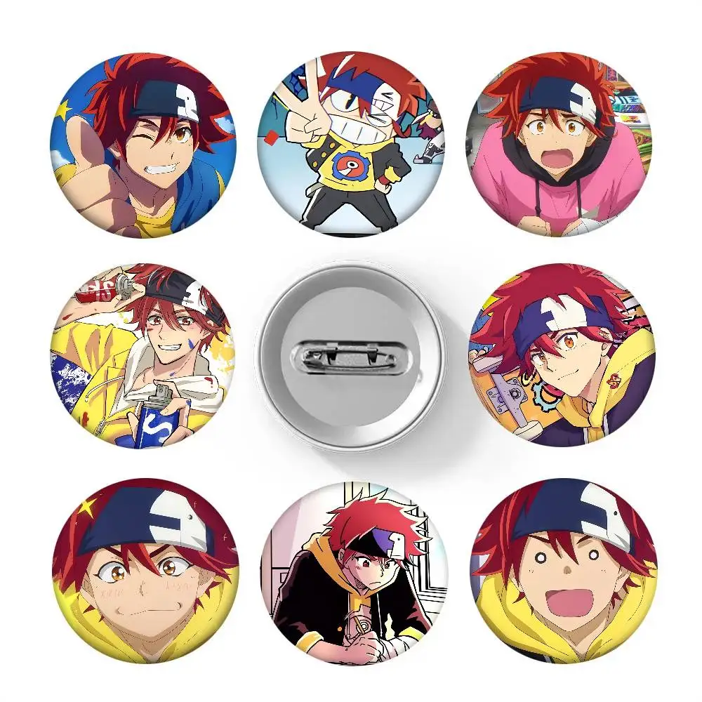 Anime SK8 The Infinity Reki Kyan Round Badges Can Be Used To Decorate Clothes And Backpack Pins