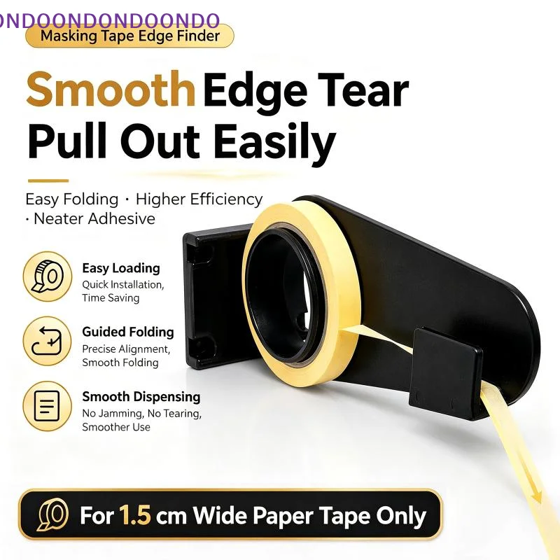 Automotive Masking Tape Flanging Tool Quick Dispense Portable Folding Tool for Car Paint Spraying DIY Vehicle Restoration