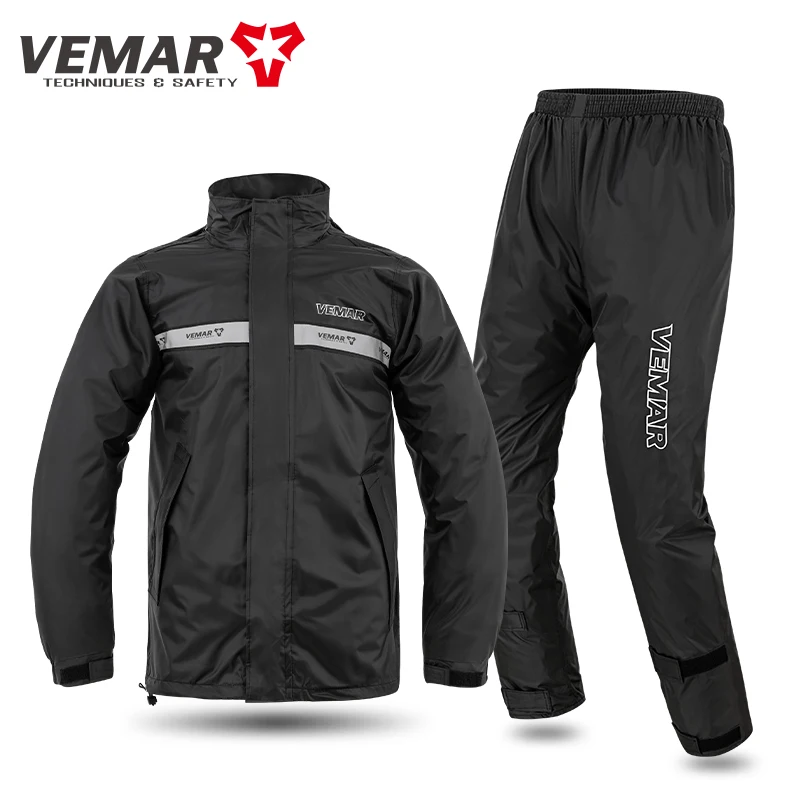 VEMAR Rain Suit Split Type Rainproof Waterproof Windproof Raincoat Set Unisex Set for Delivery Riders Motocross Raincoat - view 2