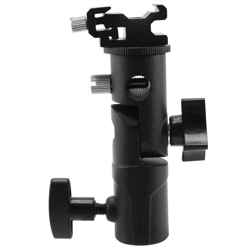 A52T 4X Camera Flash Speedlite Mount,Professional Swivel Light Stand Light Bracket Umbrella Bracket Mount Shoe Holder E Type