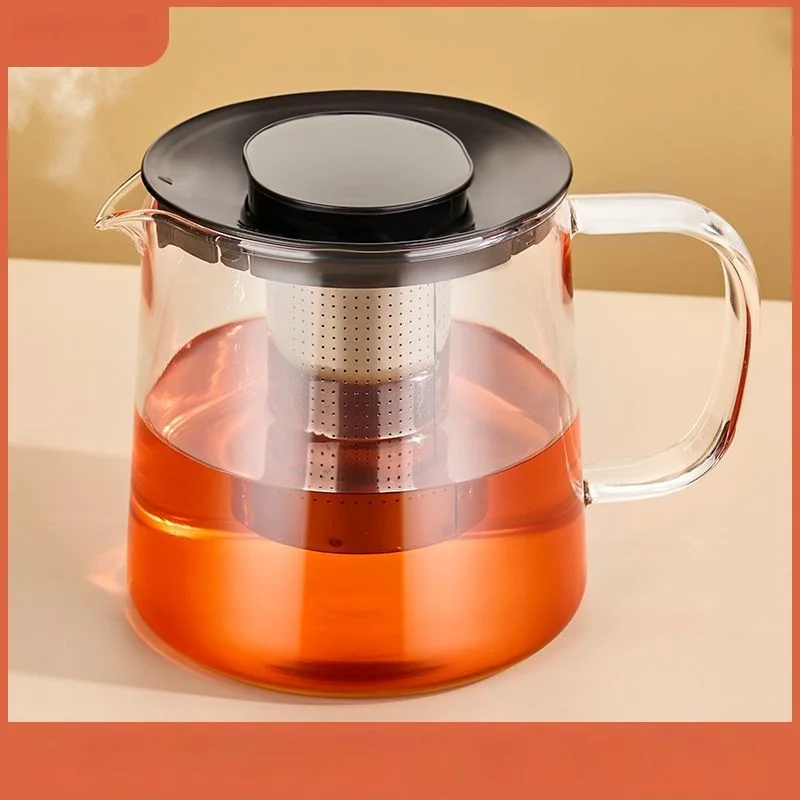 GIANXI Coffee Pot Flower Teapot Chinese Pyrex Teapot Heating Glass Tea Set High Borosilicate Glass Coffee Pot