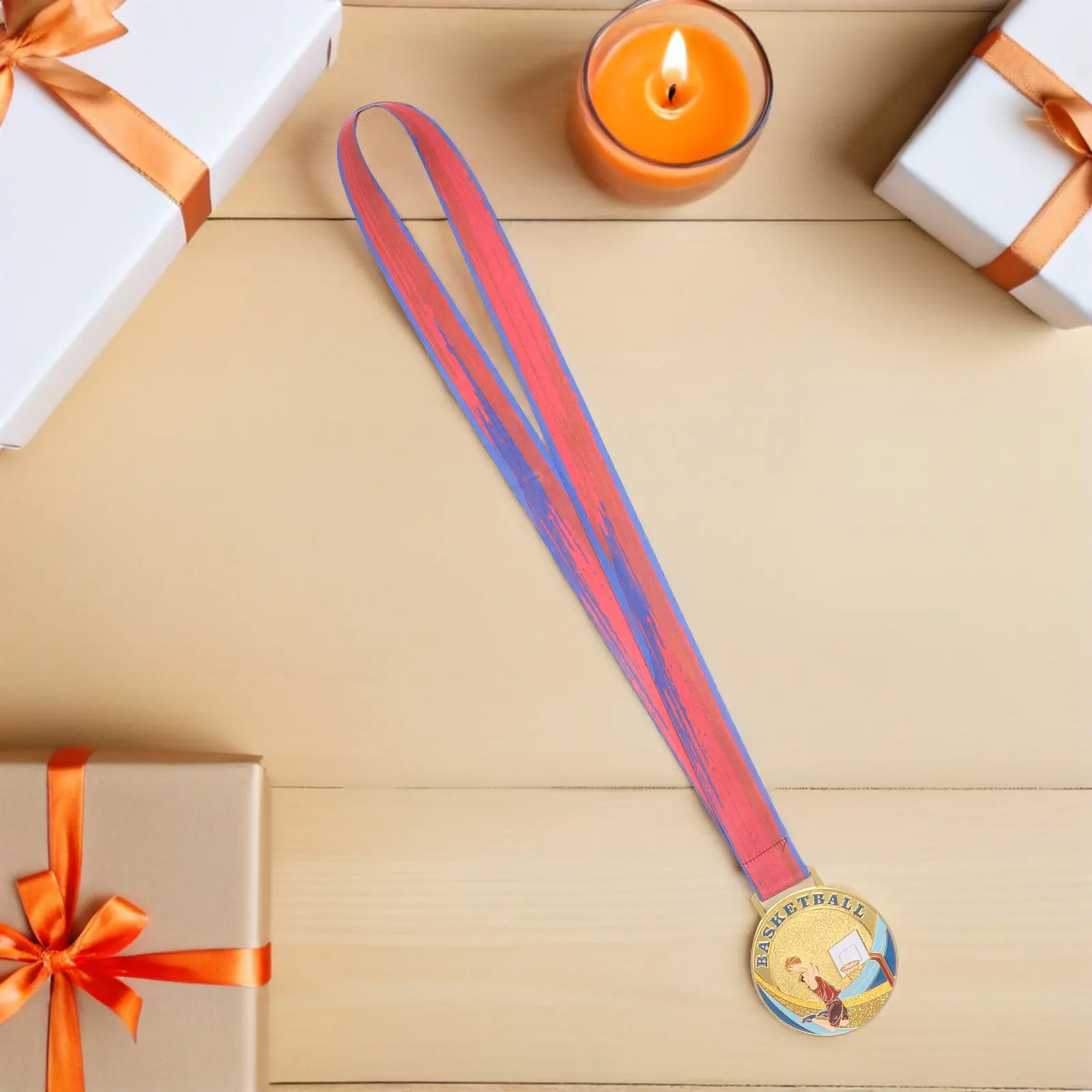 Basketball Medal Gold Metal Sturdy Award for Kids Sports Competitions Tournaments Prizes Party Favors Basketball Awards