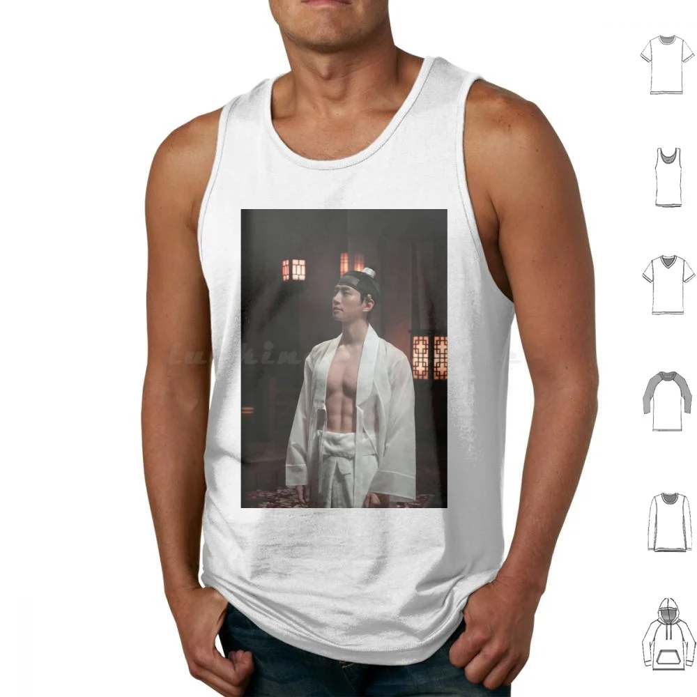 2pm Junho-The Red Sleeve Tank Tops Print Cotton 2pm 2pm Member 2pm Group 2pm Boy Band 2pm Korean 2pm Kpop 2pm Korean Band