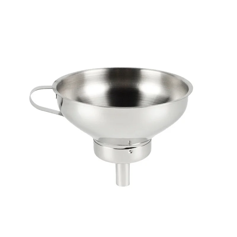 D14 cm Stainless steel funnel enema funnel large diameter water outlet surface leaks stainless steel wide mouth funnel