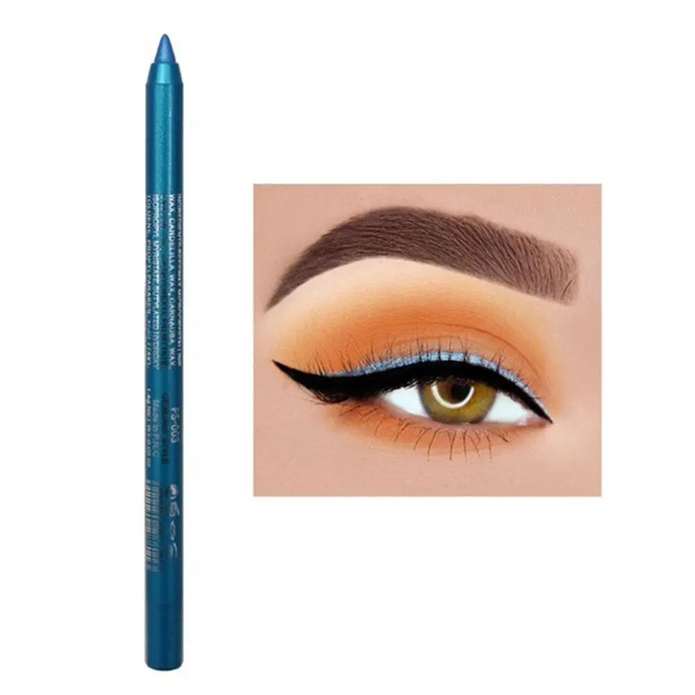 Wasserdichter Eyeliner Gel Bleistift rotbraun weiß ultra-schlank Make-up weich dauerhafte Pigment Augen profession ell tragen einfach hoch d4g9