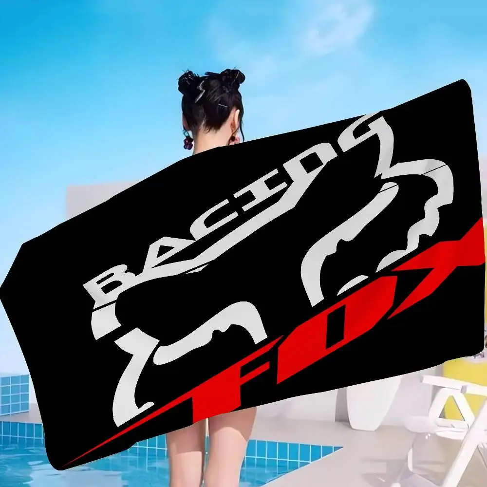 منشفة شاطئ من الألياف الدقيقة من Fox Racing ماصة سريعة الجفاف وناعمة لليوجا والسباحة ومنشفة تسلق الجبال #2