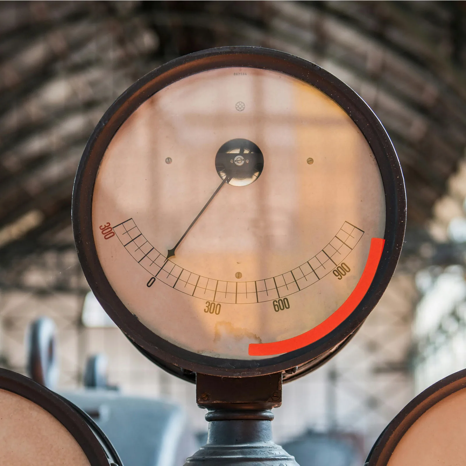 

Pressure Gauge Identification Indication Label Polystyrene Adhesive Instrument Decal