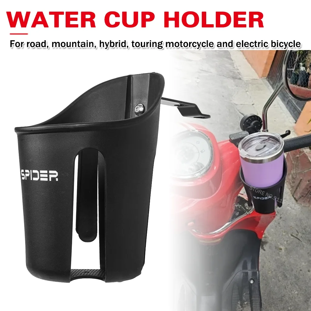 

Motorcycle Universal Cup Holder Water Bottle Cage Bracket Drink Support Bike Riding Drinks Basket Accessories For BMW R1200GS
