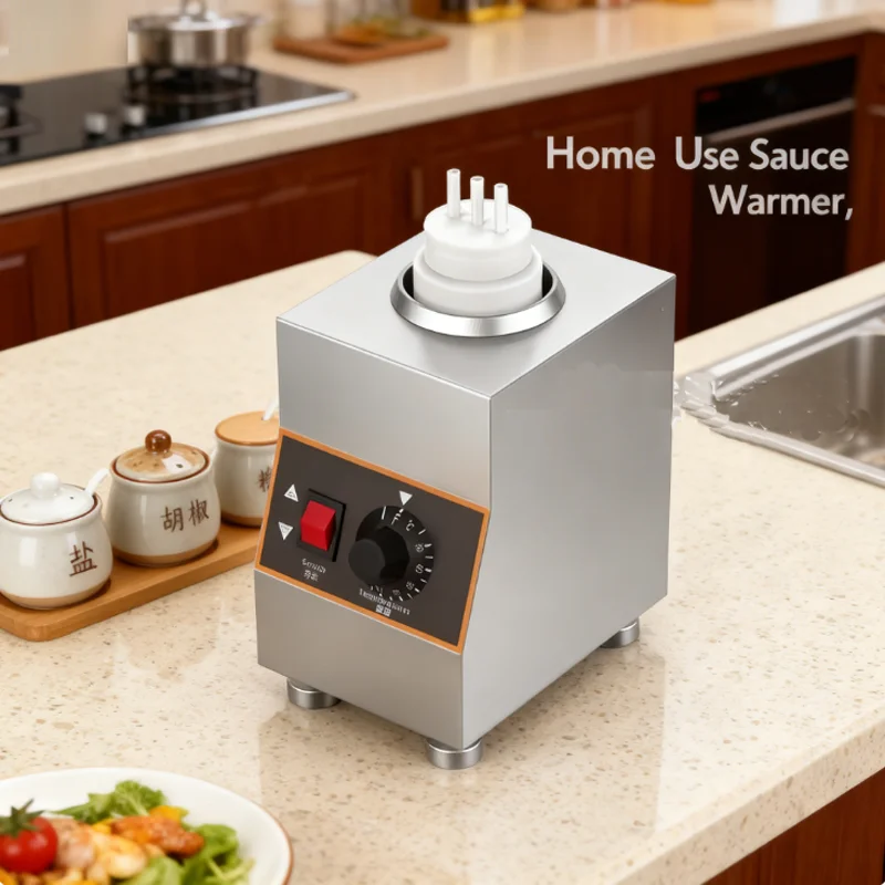 

Small Portable 1Bottle Electric Sauce Dispenser Commercial Chocolate Sauce Heater