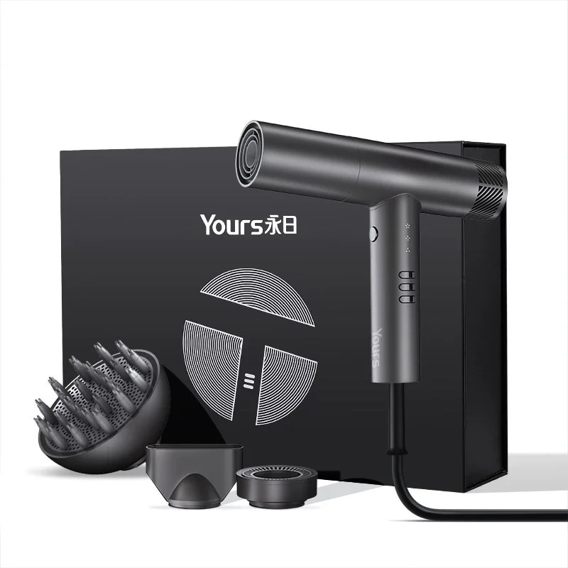 

Высокоскоростной фен, бесшумный, с быстрой сушкой, ионизацией для ухода за волосами, подходит для отелей/дома/путешествий