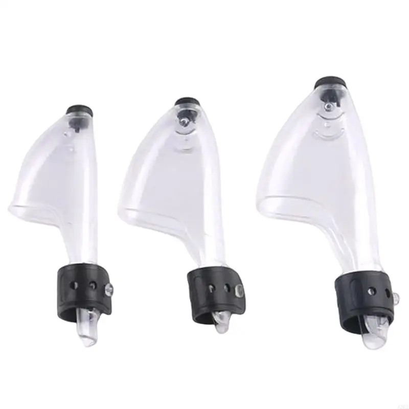 

J2HE Top Protector with Fixing Belt Fishing Rod Cover Long Casting Rod Tip Protective Cover 3pcs Fishing Rod Cover