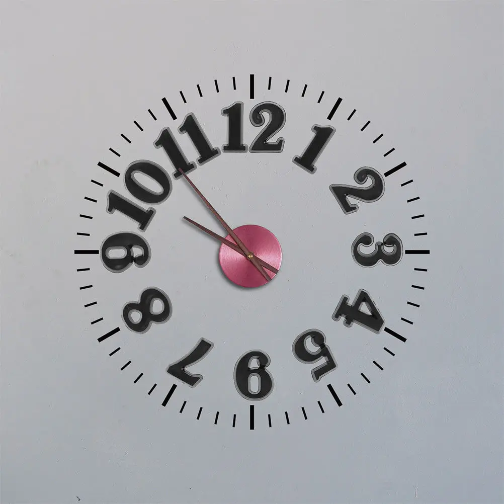 10 Sets Wall Clock Arabic Number Kit Creative DIY Numerals Replacement Parts for Living Room Bedroom Clock Number Kits