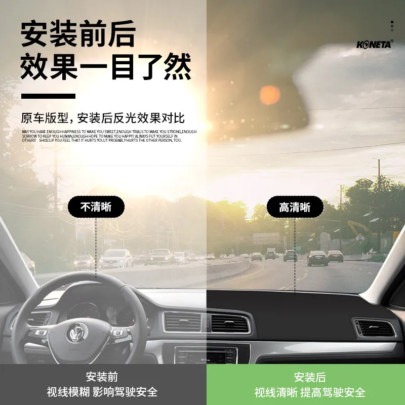 FOR HYUNDAI TUCSON 2015-2018 Car Artificial Leather Dashboard Cover Car Avoid Light Pad Anti-Dirty Mat Sun Shade Pad