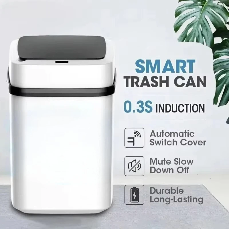 15L Smart Trash Can… - image