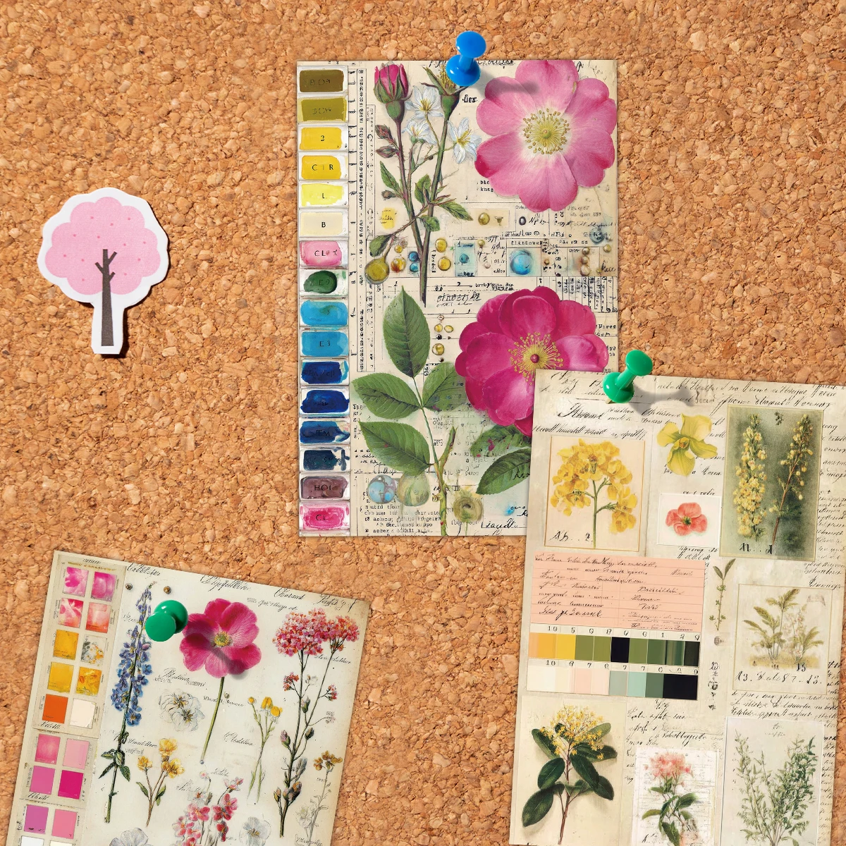 20 szt. Kartki w stylu vintage – Home Decor Color Palettes recenzja i cena