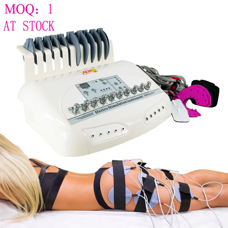 

Au-6804 New 2025 Microcurrent Electric Muscle Stimulator Body Massager Weight Loss Electro Myostimulation Machine EMS