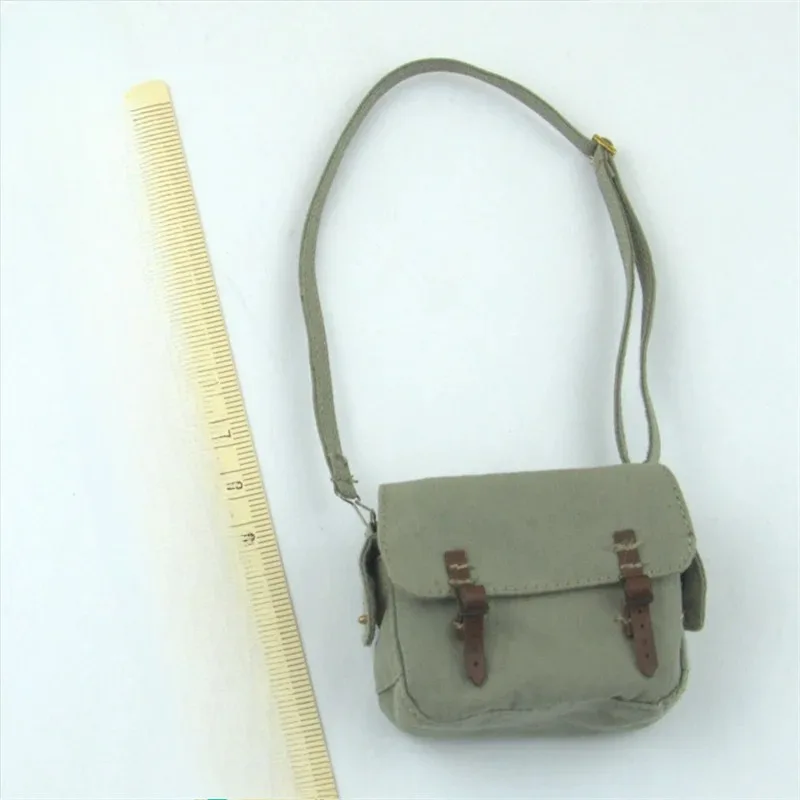 Modischer olivgrüner Rucksack im Maßstab 1:6, Brottasche, Umhängetasche, Zubehörmodell, passend für 12-Zoll-Soldaten-Actionfiguren-Körperpuppen – Detail 4