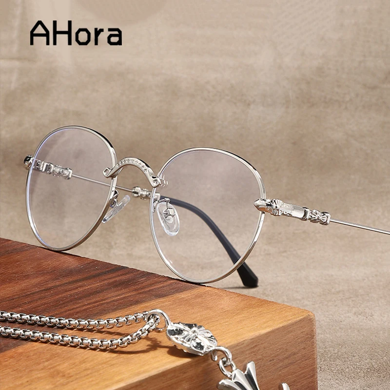 

Ahora Metal Progressive Multifocal Reading Glasses Frame With Diopter For Presbyopia Men Women 2022 Luxury Brand Eyeglasses