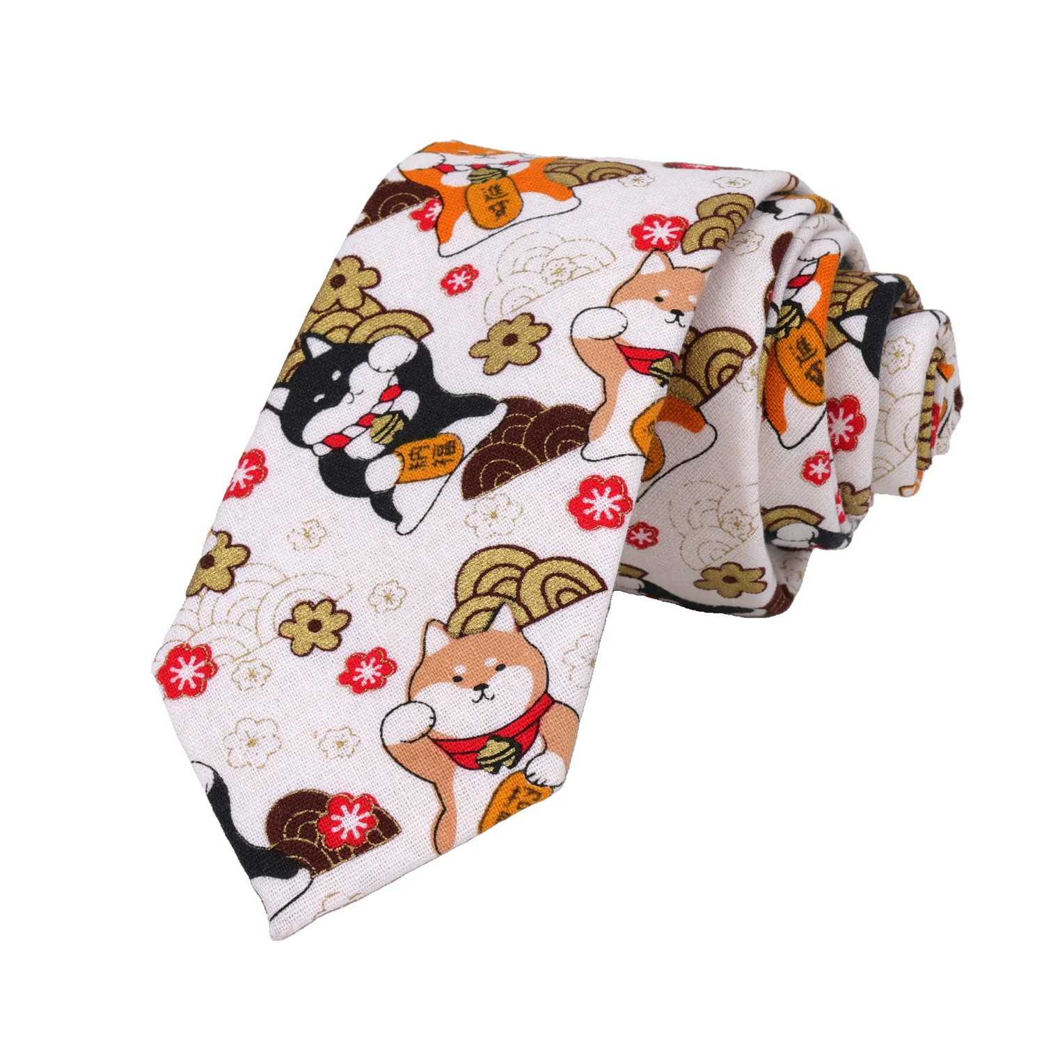 6 cm Herren-Krawatten mit Vögelmotiv, rot, Vintage, schmal, für Herren, Geschenke, Top-Kleidungszubehör, Hochzeits-Hemden, Kragen, Herren-Party-Geschenk, bedruckte Krawatte – Detail 1
