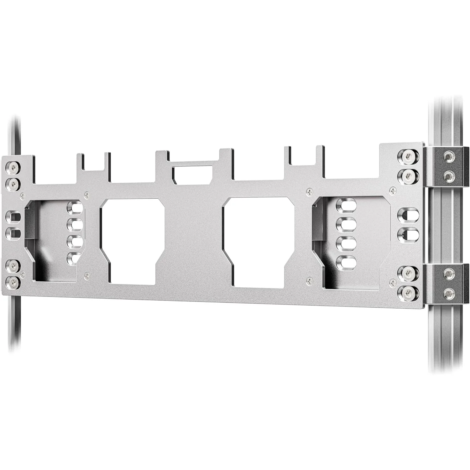 Plat Pemasangan Kompatibel dengan Milwaukee Packout Toolbox Mounts Crates, Aksesoris Packout Ukuran Penuh & Setengah, Perak