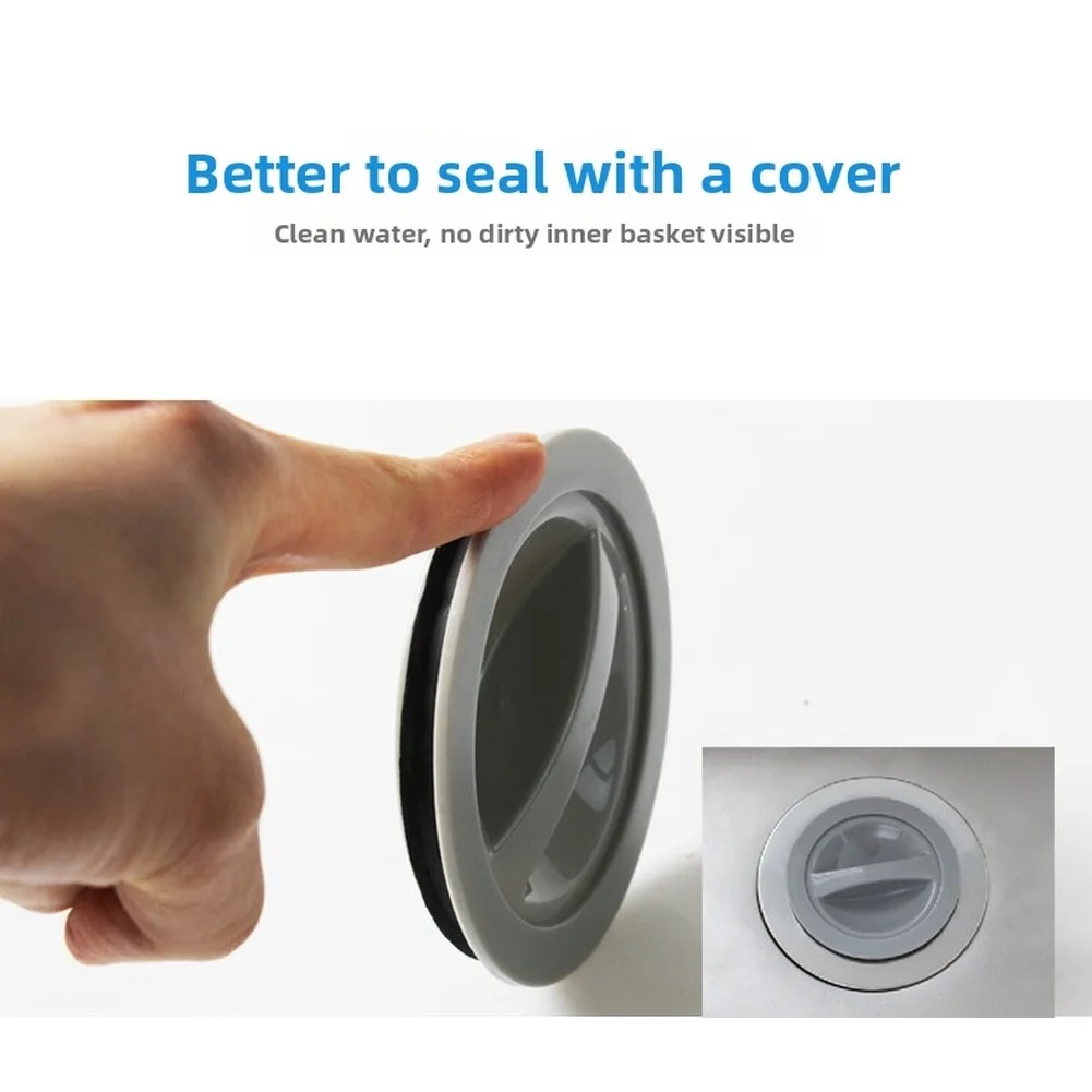 PP Drain Cover Compatible with Standard Kitchen Basins Offering Secure Fit for 85mm Top and 79mm Bottom Openings