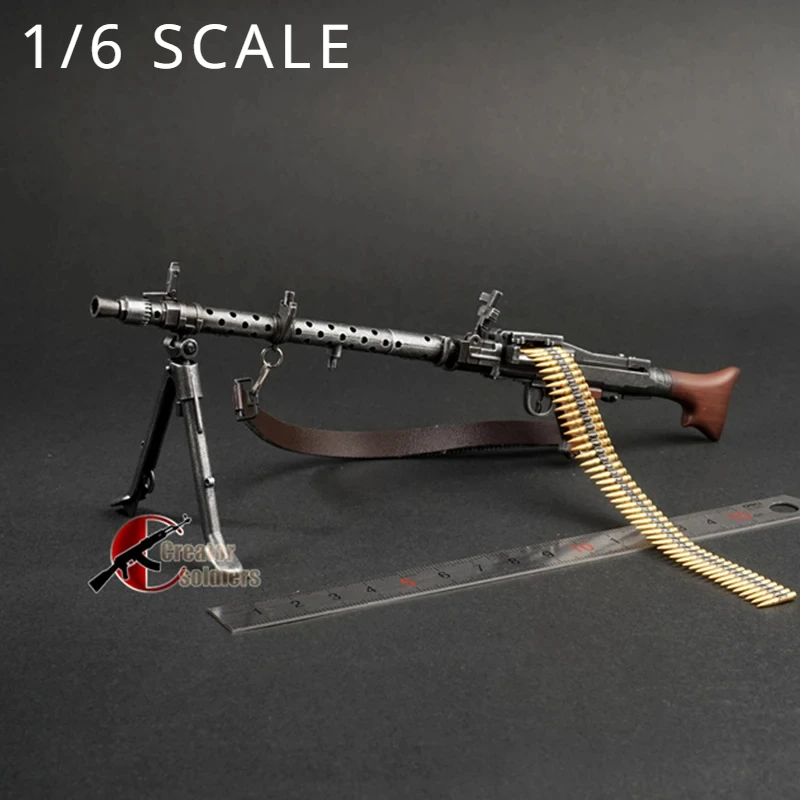 

Модель оружия MG34 в масштабе 1/6, пластиковая мини-модель, модель оружия для 12-дюймовой экшн-фигурки, не снимает