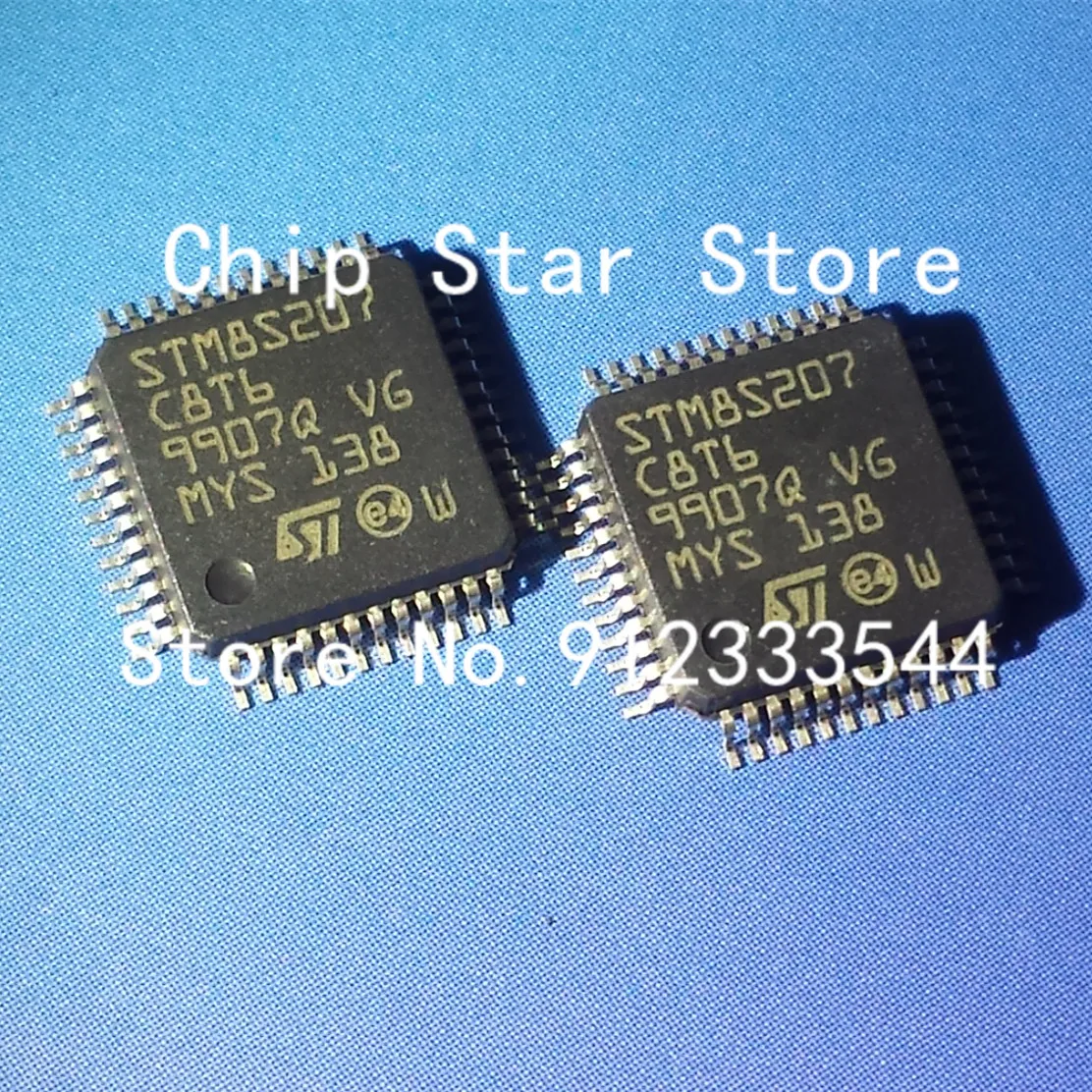 

5-50pcs STM8S207C8T6 STM8S207 LQFP48 8Bit MCU Performance Line STM8 Family STM8S Series Microcontrollers 100%New And Original